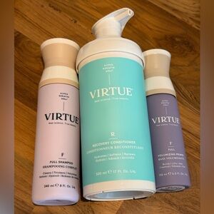 Virtue Hair Care Set - shampoo, conditioner, volumizing primer